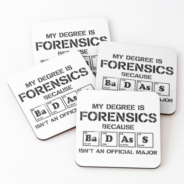 Item preview, Official Forensic Science Major - Funny Forensics Gift designed and sold by ScienceCorner.
