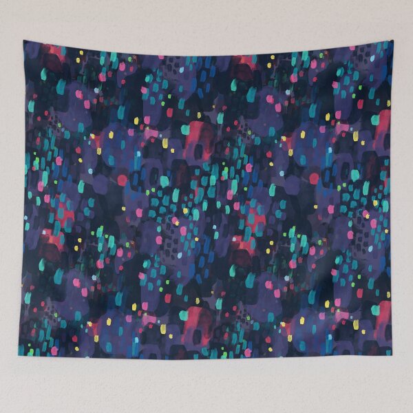 Item preview, End of Summertime Abstract Brush Strokes - Deep Purple Night designed and sold by klossisch.