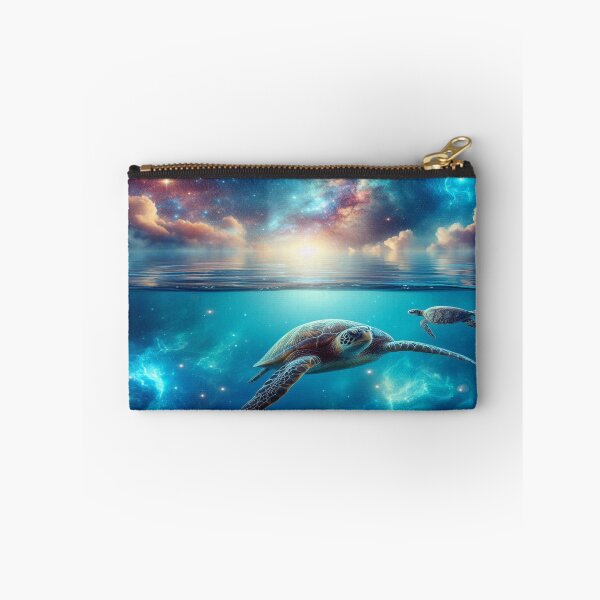 Item preview, Galactic Turtles - Ocean Meets Space Shower Curtain designed and sold by Naomi Gutierrez Parrish.