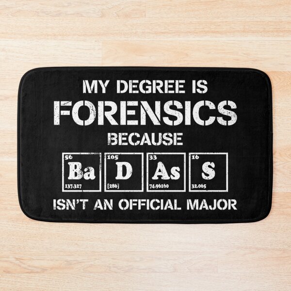 Item preview, Official Forensic Science Major - Funny Forensics Gift designed and sold by ScienceCorner.