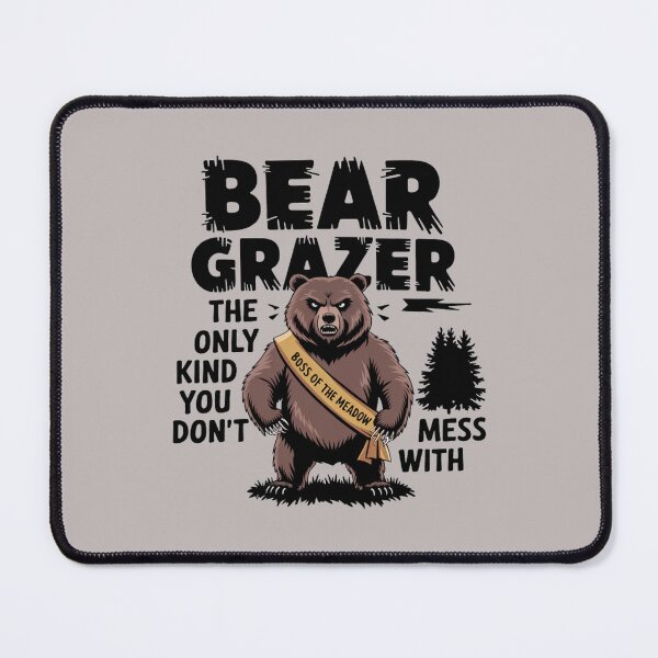 Item preview, bear grazer boss designed and sold by bukajart.
