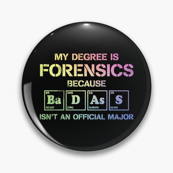 Item preview, Official Forensic Science Major - Funny Forensics Gift designed and sold by ScienceCorner.
