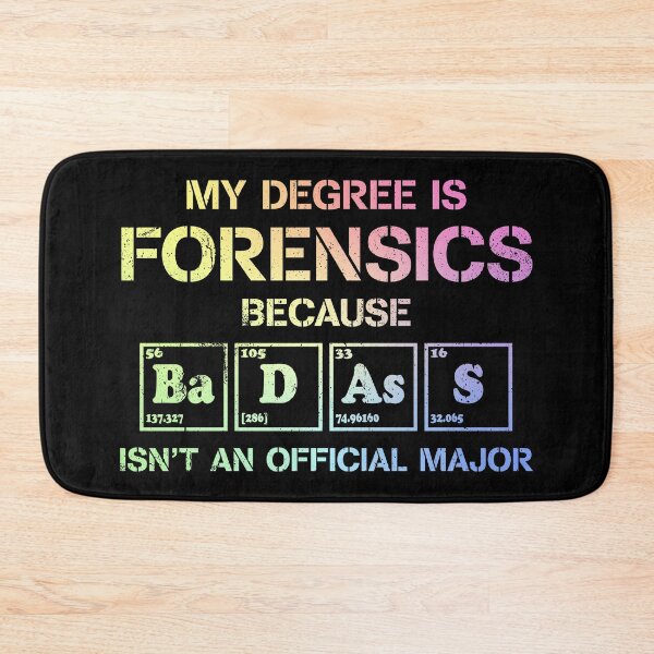 Item preview, Official Forensic Science Major - Funny Forensics Gift designed and sold by ScienceCorner.