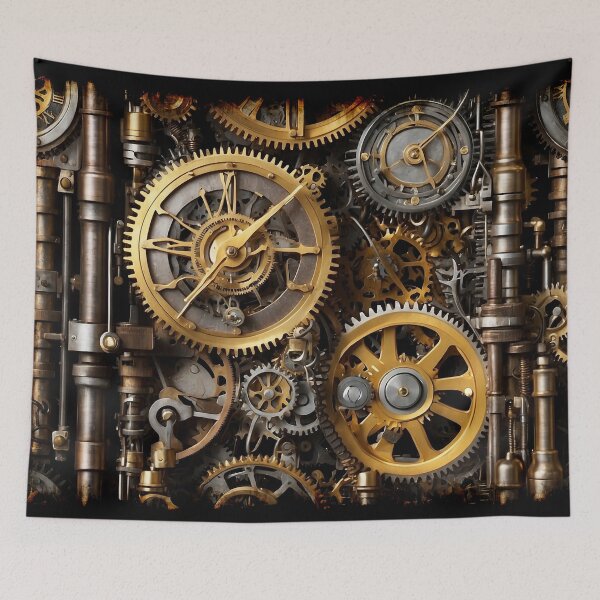 Item preview, Steampunk Gear and Lever Engine designed and sold by Skye Ryan-Evans.