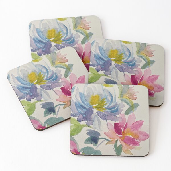 Item preview, Soft Peony and Rose Watercolor designed and sold by LakeArtWorks.