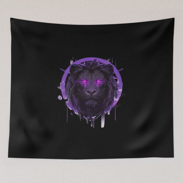 Artikelvorschau, Cyber Black Lion / / Schwarzer Löwe / / Cooles Tier / / Cyber-Tier / / Tierkunst / / Tierkrieger / / Niedliche Tierkunst / / Ästhetische Gaming-Aufkleber entworfen und verkauft von SMARTKIT DESIGNAGENCY.