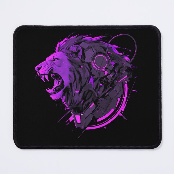 Item preview, Cyber Black Lion // Black Lion // Cool Animal // Cyber Animal // Animal Art // Animal Warrior // Animal Cute Art // Gaming Aesthetic stickers designed and sold by SMARTKIT DESIGNAGENCY.