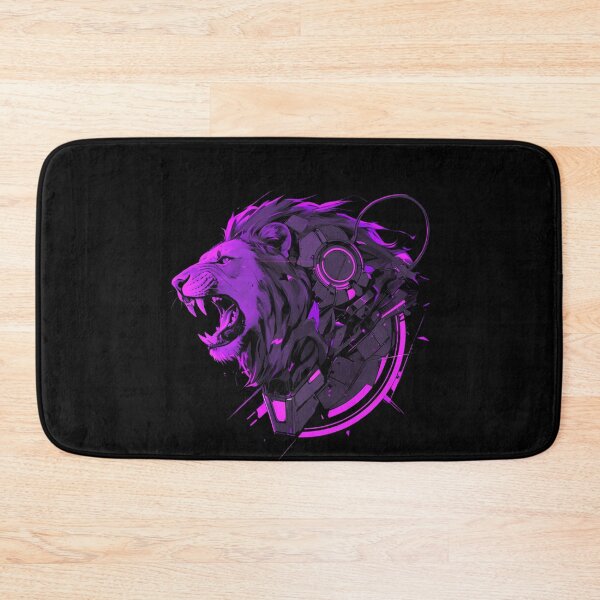 Item preview, Cyber Black Lion // Black Lion // Cool Animal // Cyber Animal // Animal Art // Animal Warrior // Animal Cute Art // Gaming Aesthetic stickers designed and sold by SMARTKIT  DESIGNAGENCY.