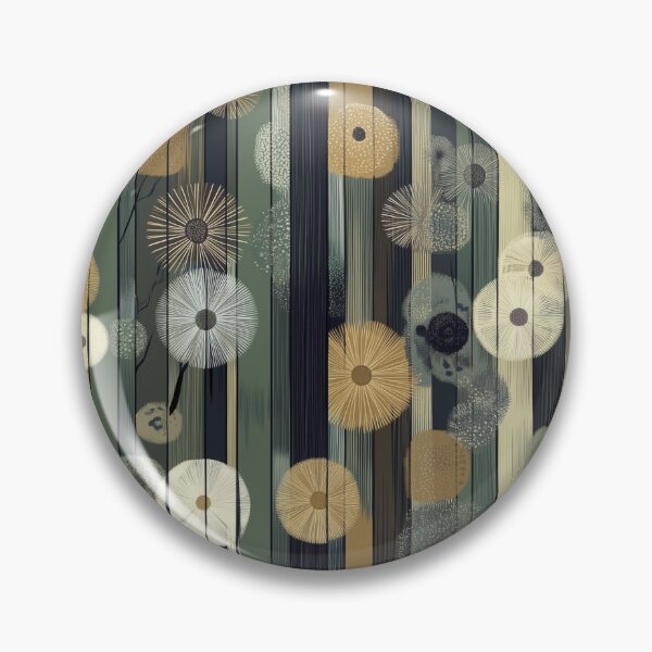 Item preview, Botanic Pattern muted green, beige , cream and black designed and sold by Shoot-The-Moon.