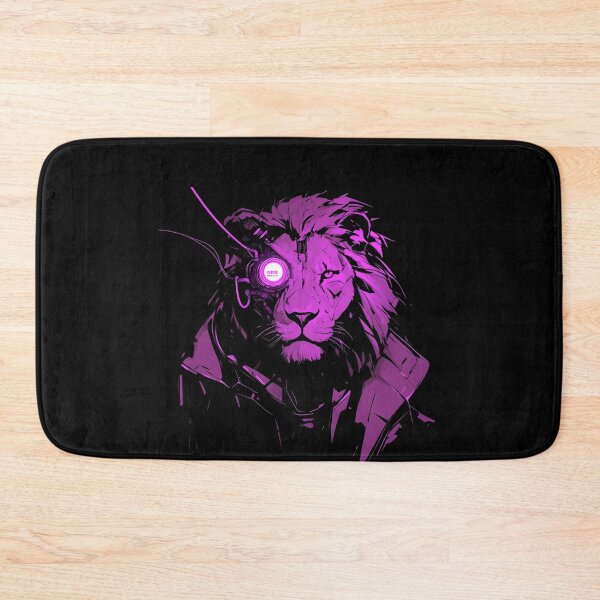 Item preview, Cyber Black Lion // Black Lion // Cool Animal // Cyber Animal // Animal Art // Animal Warrior // Animal Cute Art // Gaming Aesthetic stickers designed and sold by SMARTKIT  DESIGNAGENCY.