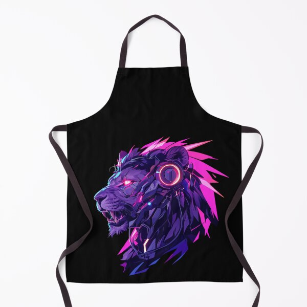 Item preview, Cyber Black Lion // Black Lion // Cool Animal // Cyber Animal // Animal Art // Animal Warrior // Animal Cute Art // Gaming Aesthetic stickers designed and sold by SMARTKIT DESIGNAGENCY.