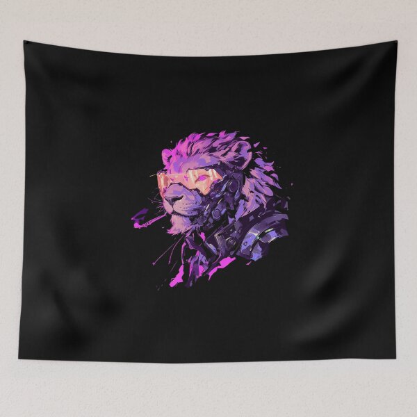 Artikelvorschau, Cyber Black Lion / / Schwarzer Löwe / / Cooles Tier / / Cyber-Tier / / Tierkunst / / Tierkrieger / / Niedliche Tierkunst / / Ästhetische Gaming-Aufkleber entworfen und verkauft von SMARTKIT DESIGNAGENCY.