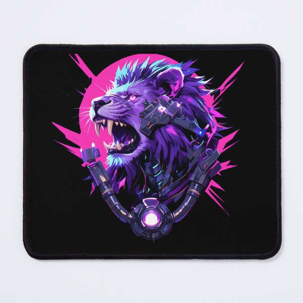 Item preview, Cyber Black Lion // Black Lion // Cool Animal // Cyber Animal // Animal Art // Animal Warrior // Animal Cute Art // Gaming Aesthetic stickers designed and sold by SMARTKIT DESIGNAGENCY.
