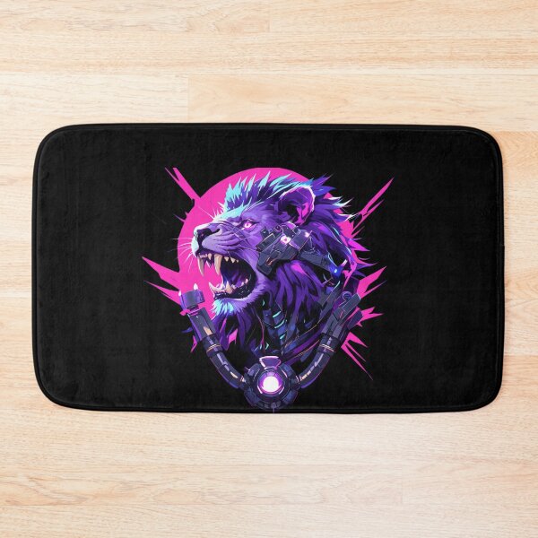 Item preview, Cyber Black Lion // Black Lion // Cool Animal // Cyber Animal // Animal Art // Animal Warrior // Animal Cute Art // Gaming Aesthetic stickers designed and sold by SMARTKIT  DESIGNAGENCY.