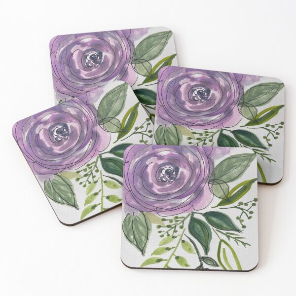 Item preview, Purple Passion Watercolor and Ink Multimedia  designed and sold by LakeArtWorks.