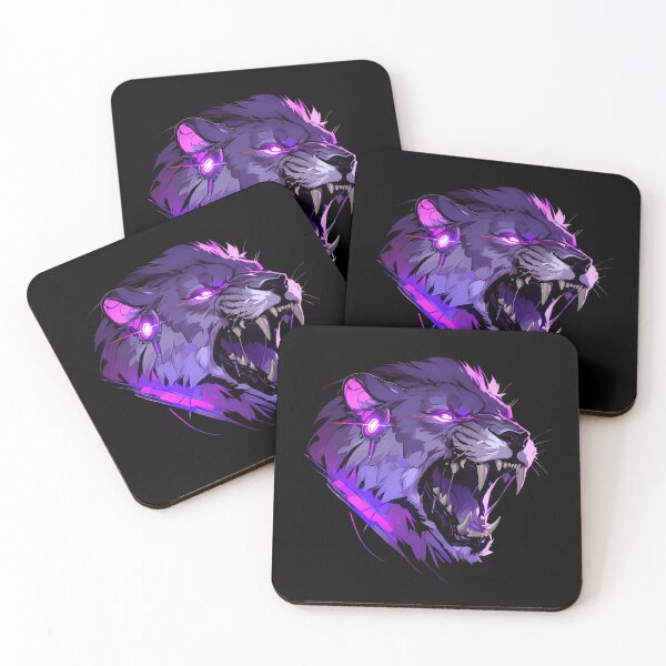 Artikelvorschau, Cyber Black Lion / / Schwarzer Löwe / / Cooles Tier / / Cyber-Tier / / Tierkunst / / Tierkrieger / / Niedliche Tierkunst / / Ästhetische Gaming-Aufkleber entworfen und verkauft von SMARTKIT DESIGNAGENCY.