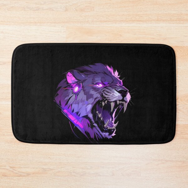 Item preview, Cyber Black Lion // Black Lion // Cool Animal // Cyber Animal // Animal Art // Animal Warrior // Animal Cute Art // Gaming Aesthetic stickers designed and sold by SMARTKIT  DESIGNAGENCY.
