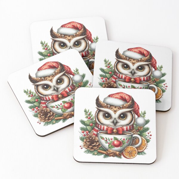 Item preview, Festive Owl designed and sold by JonysCreativeDesigns.