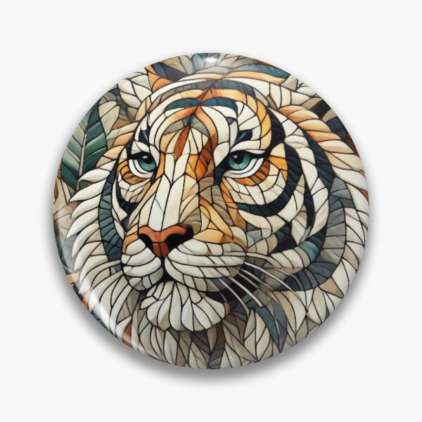 Aperçu de l'œuvre Mosaïque du Tigre créée et vendue par lab95.