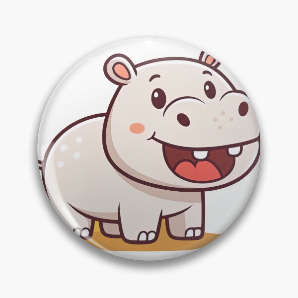 Item preview, T-Shirt Design Trending: HAPPY HIPPO designed and sold by ForeverPrintsOK.