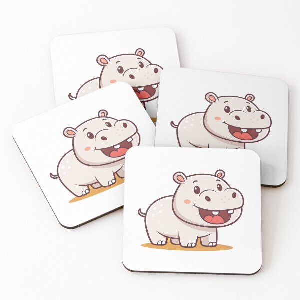 Item preview, T-Shirt Design Trending: HAPPY HIPPO designed and sold by ForeverPrintsOK.