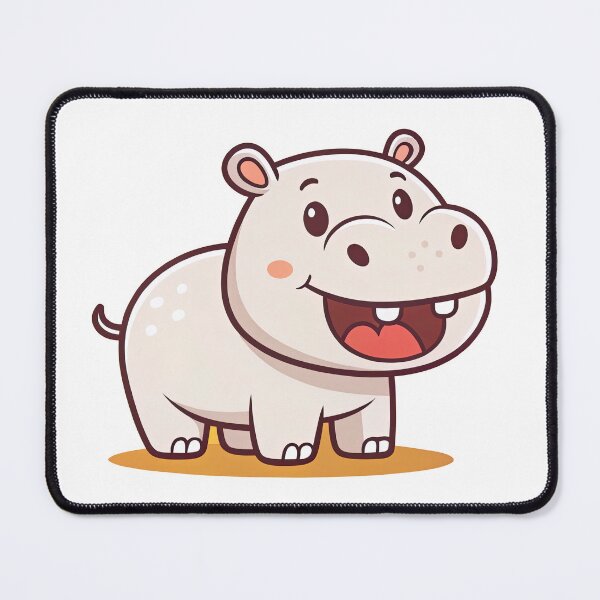 Item preview, T-Shirt Design Trending: HAPPY HIPPO designed and sold by ForeverPrintsOK.