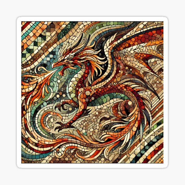 Item preview, Dragon Mosaic designed and sold by lab95.