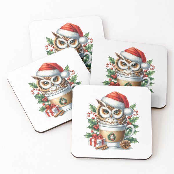 Item preview, Festive Owl designed and sold by JonysCreativeDesigns.