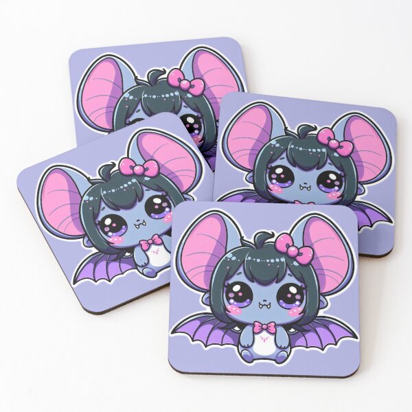 Item preview, Kawaii Girl Vampire Bat designed and sold by Kawaiidiss.