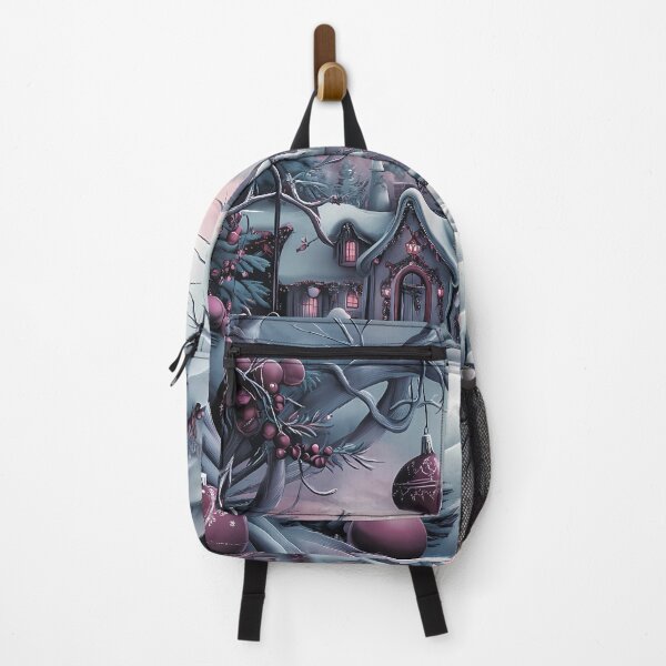 Item preview, Magical houses in a fairy-tale forest. A fairy-tale winter landscape. designed and sold by MagelliShop.