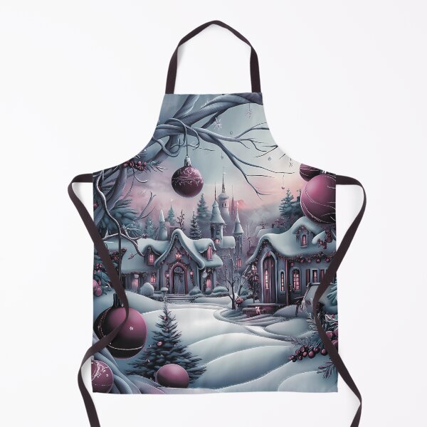 Item preview, Magical houses in a fairy-tale forest. A fairy-tale winter landscape. designed and sold by MagelliShop.
