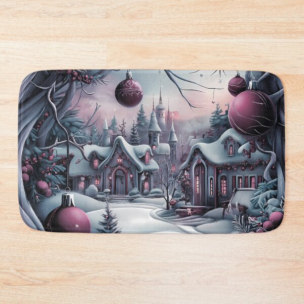 Item preview, Magical houses in a fairy-tale forest. A fairy-tale winter landscape. designed and sold by MagelliShop.
