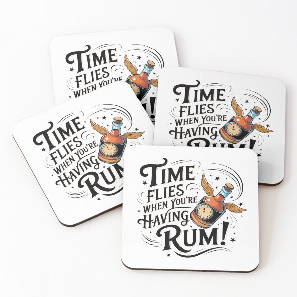 Item preview, time flies when you are having rum  designed and sold by bukajart.