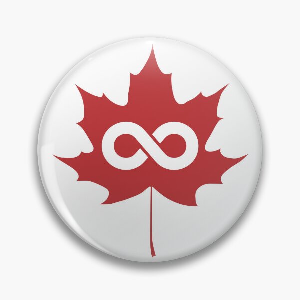 Item preview, Red Metis Maple Leaf designed and sold by SquareFox.Studio.
