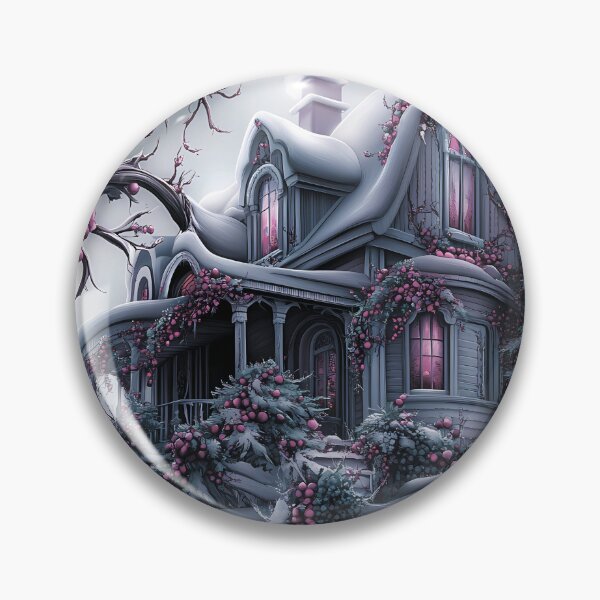 Item preview,  A magical house in a fairy-tale forest. A fairy-tale winter landscape. designed and sold by MagelliShop.