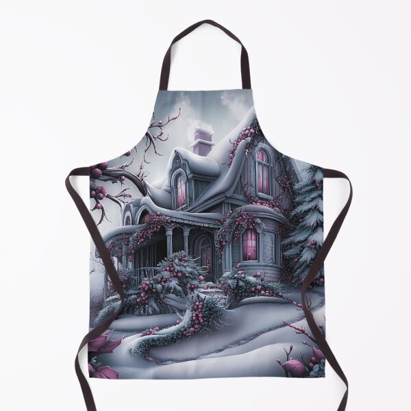 Item preview, A magical house in a fairy-tale forest. A fairy-tale winter landscape. designed and sold by MagelliShop.