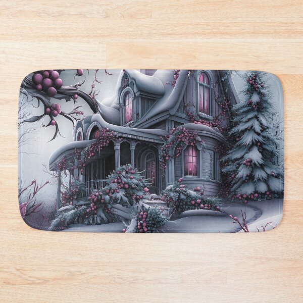 Item preview,  A magical house in a fairy-tale forest. A fairy-tale winter landscape. designed and sold by MagelliShop.