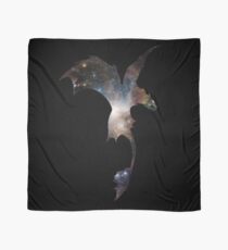 Toothless Silhouette - Galaxy Print Scarf