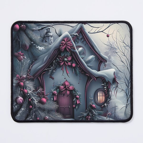 Item preview,  A magical house in a fairy-tale forest. A fairy-tale winter landscape. designed and sold by MagelliShop.