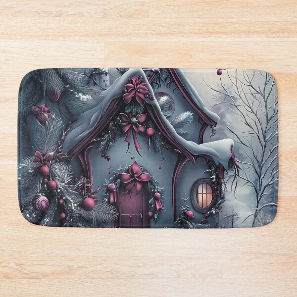Item preview,  A magical house in a fairy-tale forest. A fairy-tale winter landscape. designed and sold by MagelliShop.