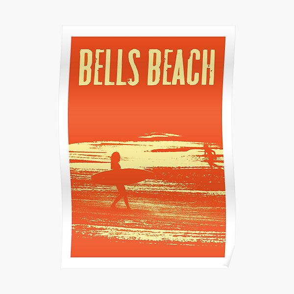 Bells Beach Travel Poster Poster