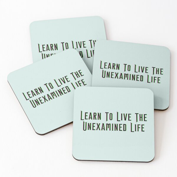 Item preview, Learn To Live The Unexamined Life - wicked designed and sold by Roze Quartz.