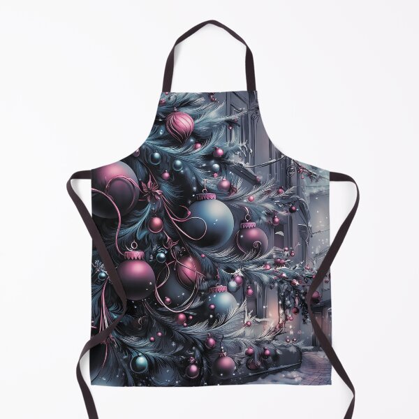 Item preview, Magical city and Christmas trees. Winter night. designed and sold by MagelliShop.