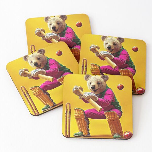 Item preview, Panda playing  cricket  designed and sold by PixcelStudioB.
