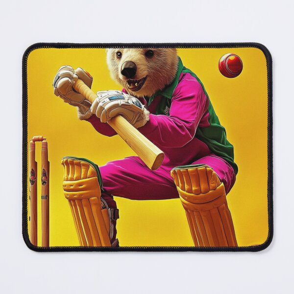 Item preview, Panda playing cricket designed and sold by PixcelStudioB.