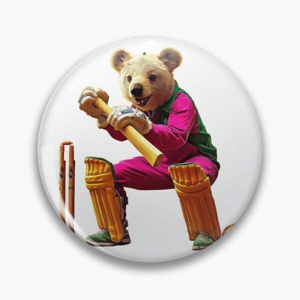 Item preview, Panda playing  cricket  designed and sold by PixcelStudioB.