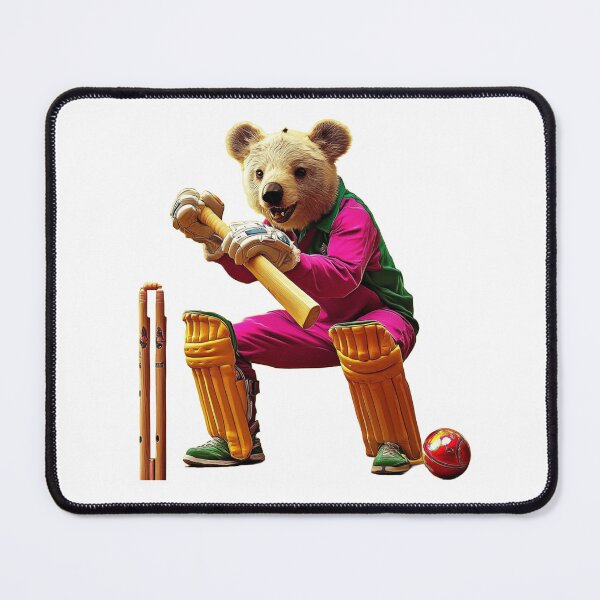 Item preview, Panda playing cricket designed and sold by PixcelStudioB.