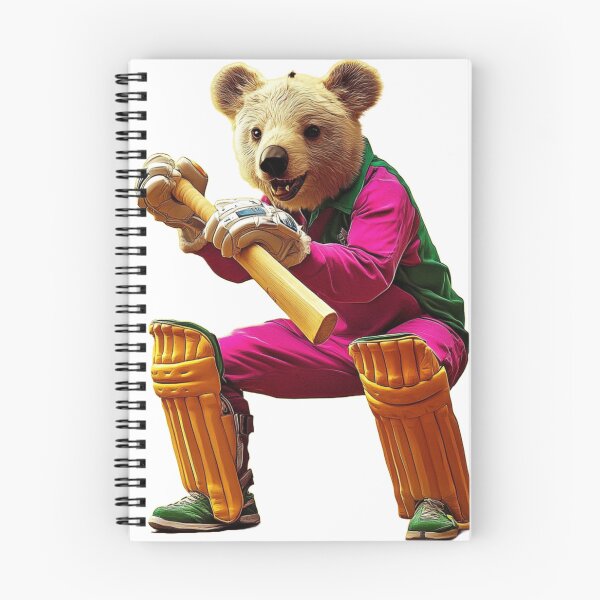 Item preview, Panda playing  cricket  designed and sold by PixcelStudioB.
