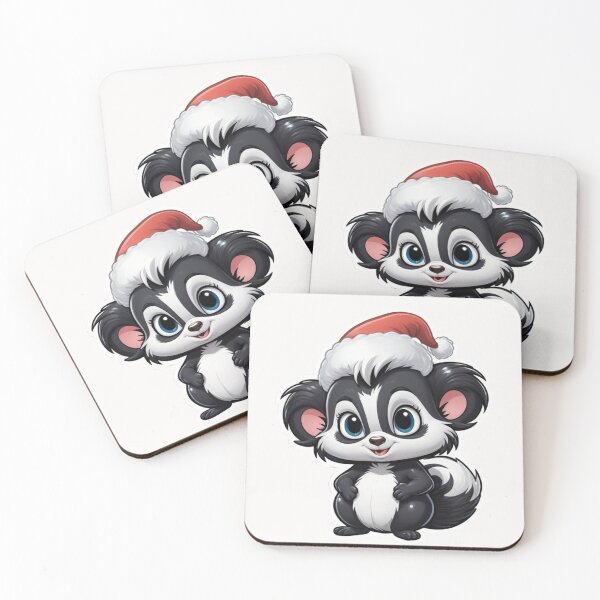 Item preview, Christmas Cartoon Skunk designed and sold by Krieghorn.