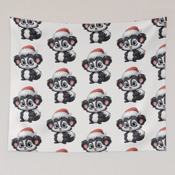 Item preview, Christmas Cartoon Skunk designed and sold by Krieghorn.
